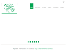 Tablet Screenshot of deliciasfestas.com.br